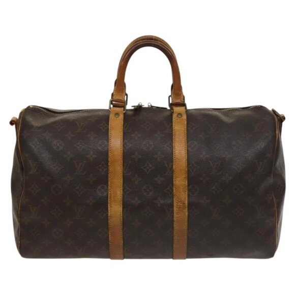 LOUIS VUITTON Monogram Keepall Bandouliere 45 Boston Bag - Picture 1 of 15